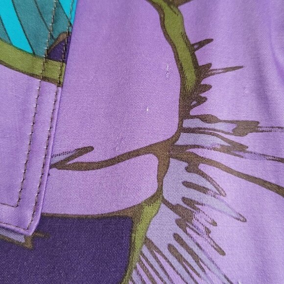 Chico's Brightly Colored Floral Jacket Bold Sz2 Lg - Picture 9 of 9